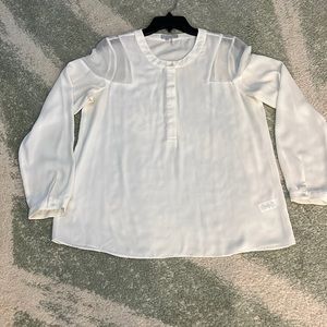 Long Sleeve Crepe Blouse